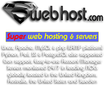 Swebhost.com : Super Web Host Advertisement Block